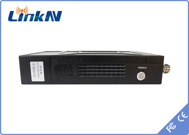 Video trasmettitore COFDM QPSK HDMI della polizia &amp; crittografia bassa di ritardo AES256 di CVBS H.264 con la batteria